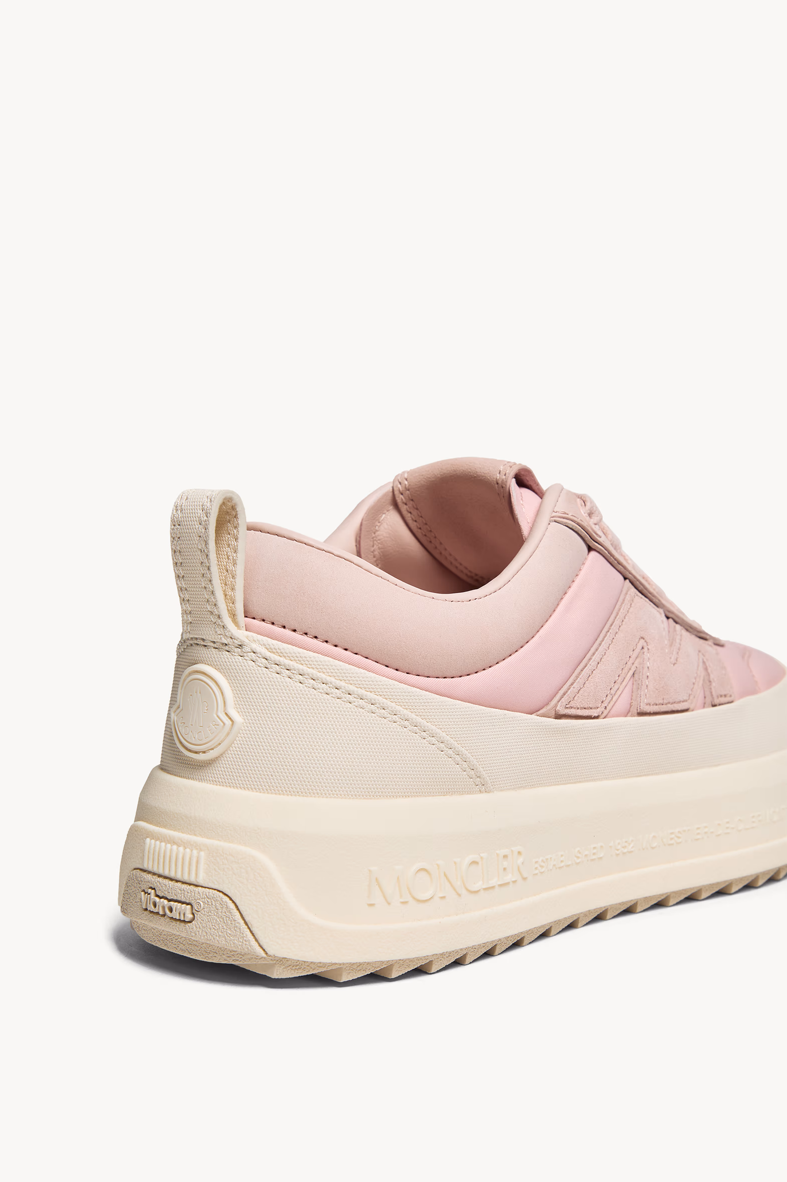 Moncler Altive Nubuck & Suede Sneakers Women Pink Moncler 8